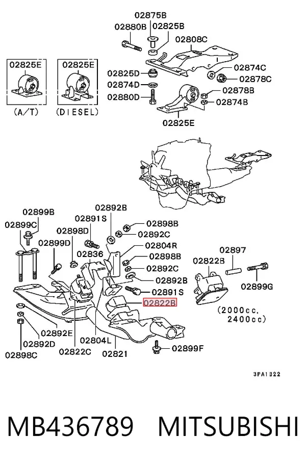  MB436789 Mitsubishi
