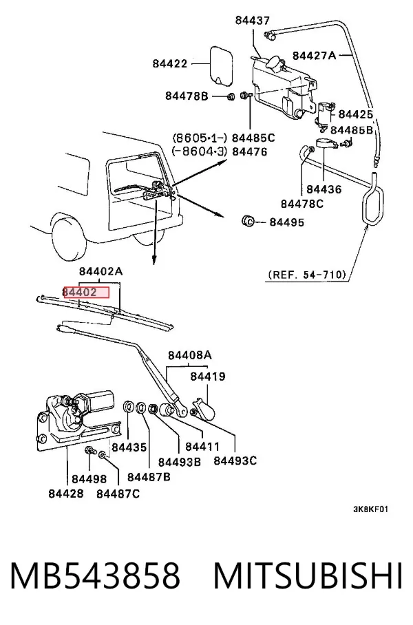  MB543858 Mitsubishi