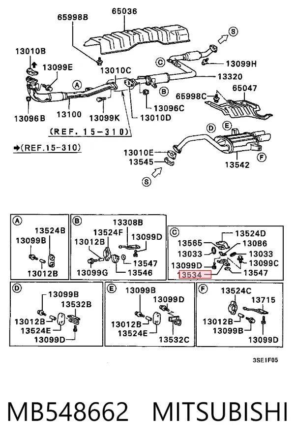  MB548662 Mitsubishi