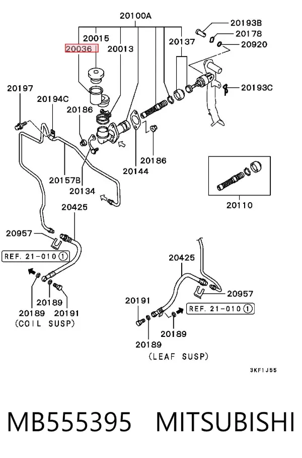  MB555395 Mitsubishi