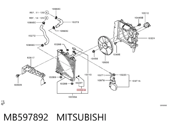  MB597892 Mitsubishi