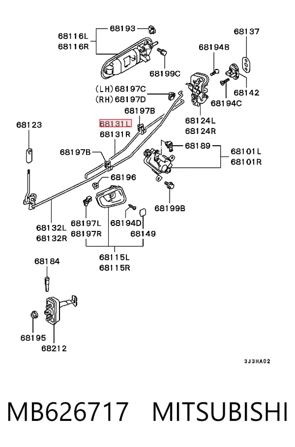  MB626717 Mitsubishi