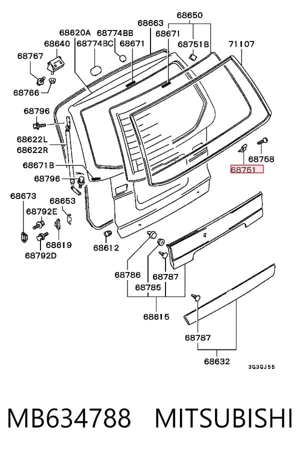  MB634788 Mitsubishi