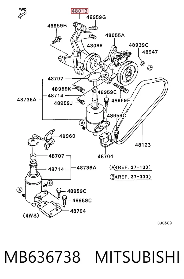  MB636738 Mitsubishi
