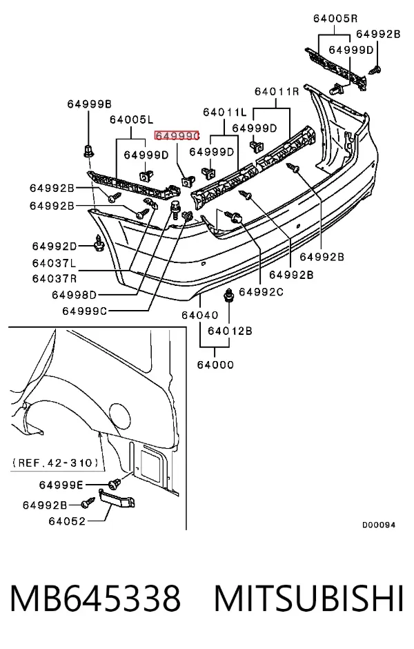  MB645338 Mitsubishi