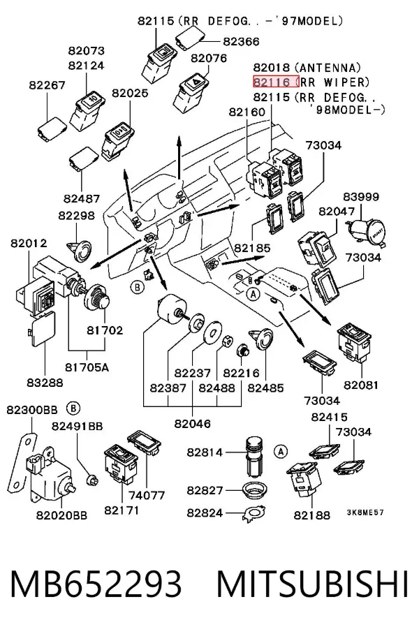  MB652293 Mitsubishi