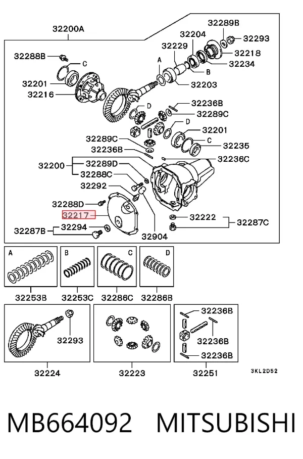  MB664092 Mitsubishi