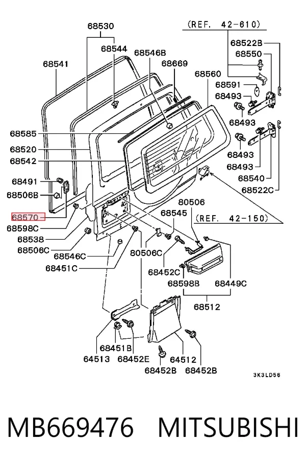  MB669476 Mitsubishi