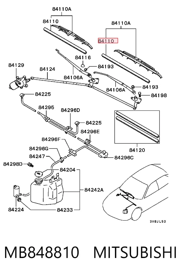  MB848810 Mitsubishi