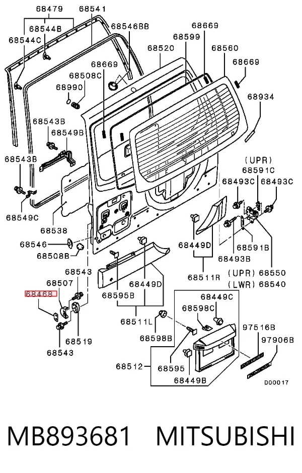  MB893681 Mitsubishi