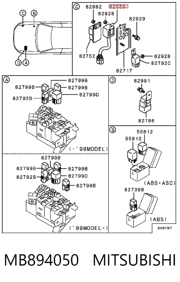  MB894050 Mitsubishi