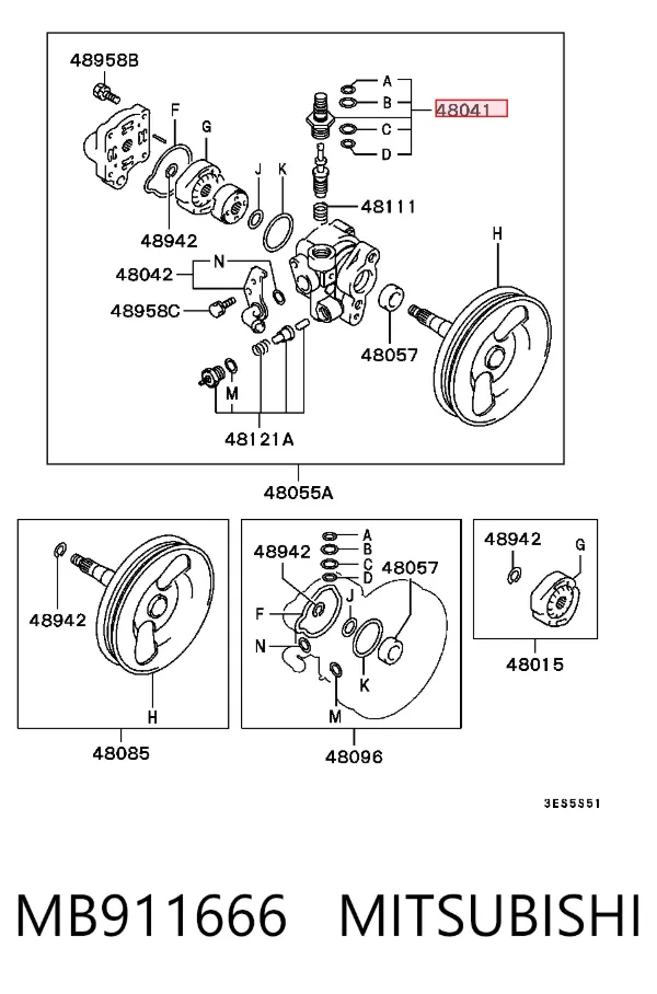  MB911666 Mitsubishi