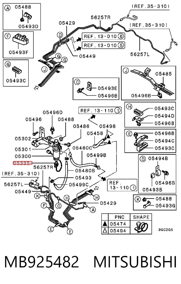  MB925482 Mitsubishi