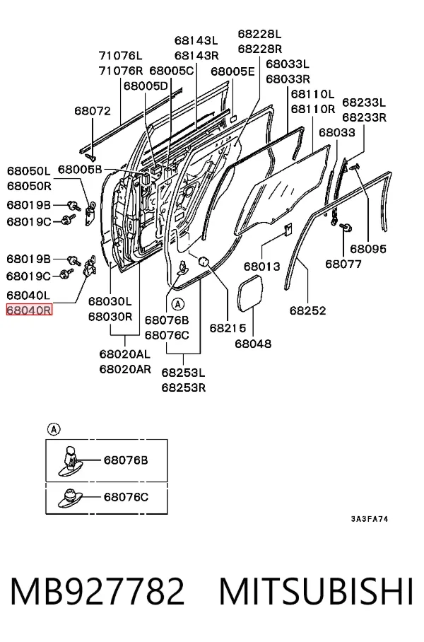  MB927782 Mitsubishi