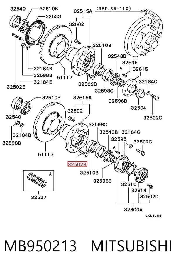  MB950213 Mitsubishi