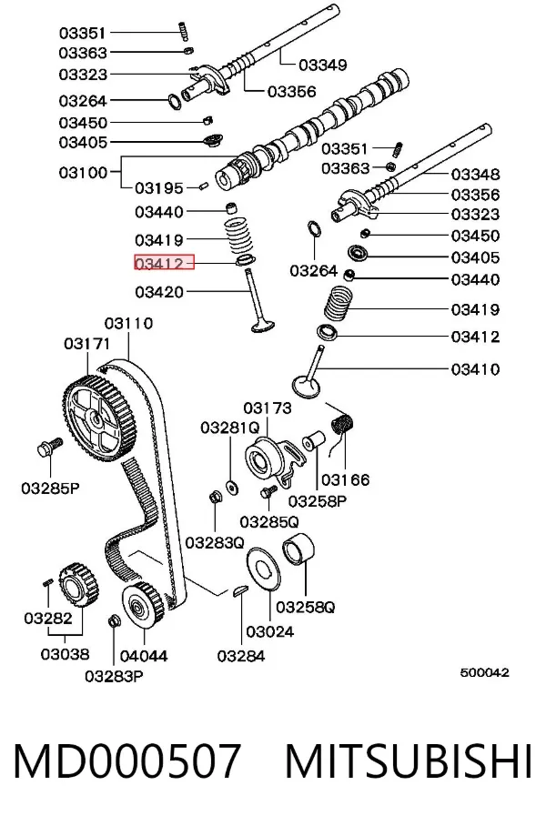  MD000507 Mitsubishi