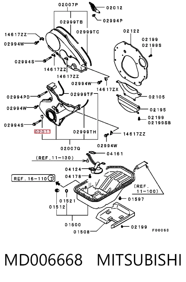  MD006668 Mitsubishi