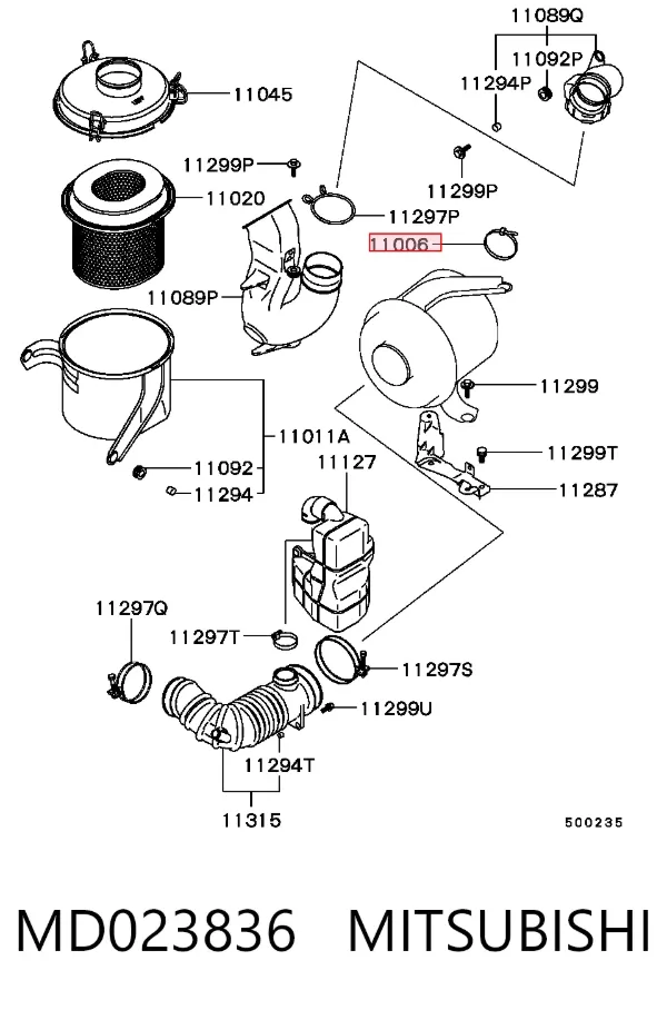  MD023836 Mitsubishi