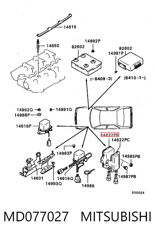 MD077027 Mitsubishi