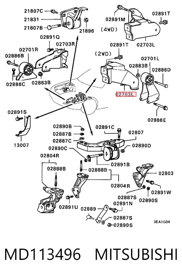  MD113496 Mitsubishi