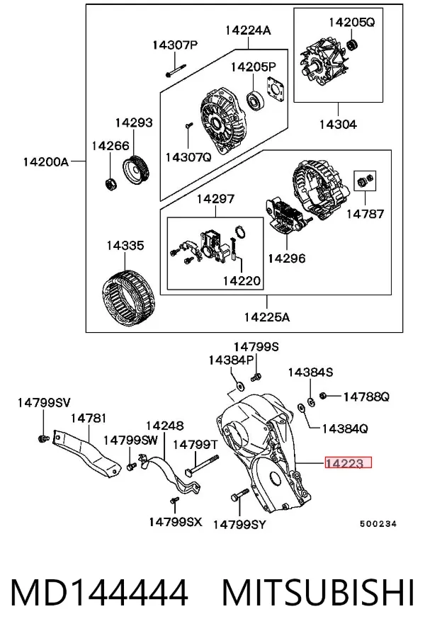  MD144444 Mitsubishi