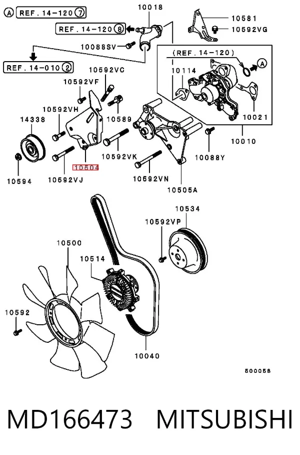  MD166473 Mitsubishi