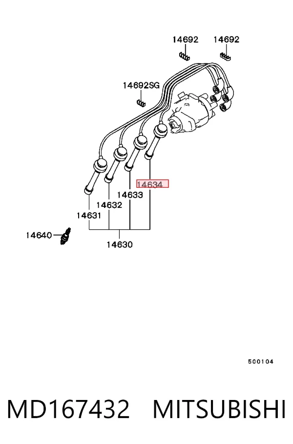  MD167432 Mitsubishi