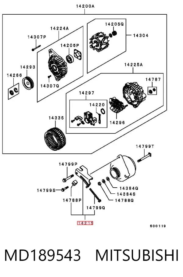  MD189543 Mitsubishi