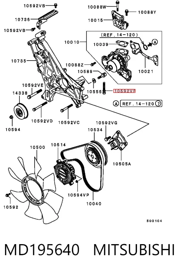  MD195640 Mitsubishi