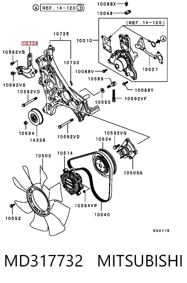  MD317732 Mitsubishi