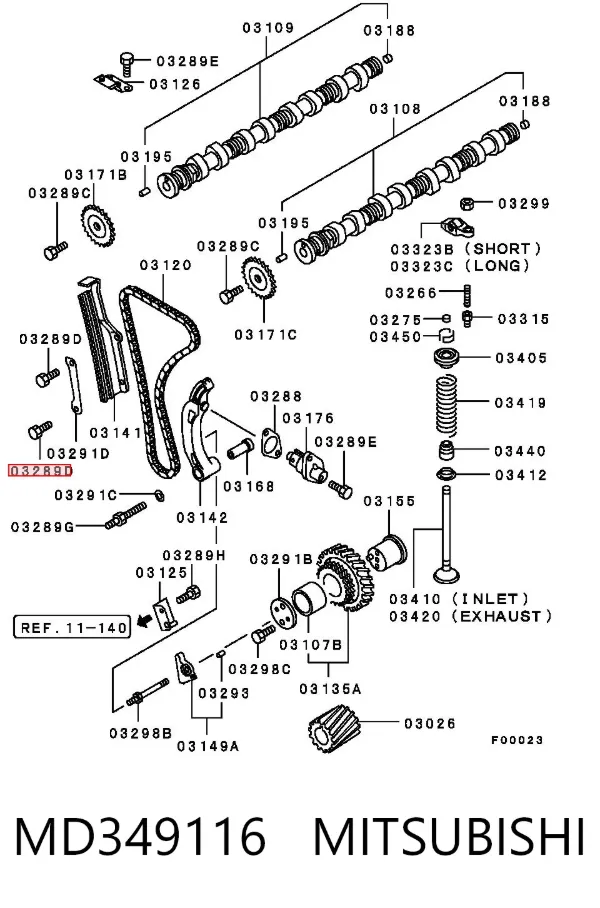  MD349116 Mitsubishi