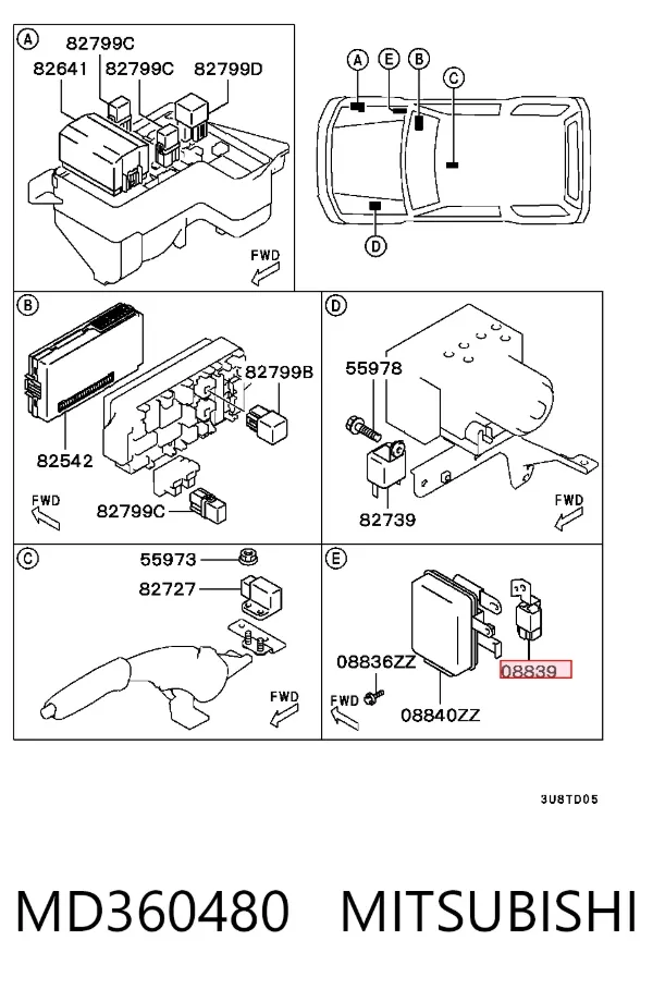  MD360480 Mitsubishi