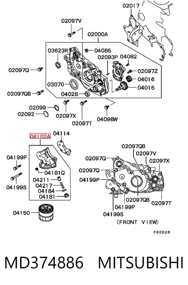  MD374886 Mitsubishi