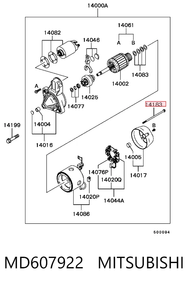  MD607922 Mitsubishi