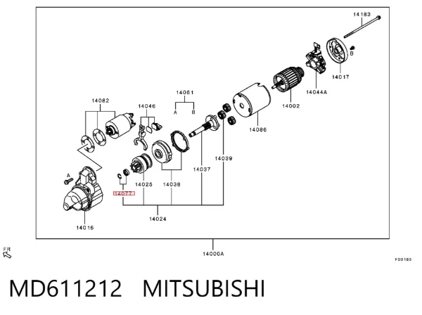  MD611212 Mitsubishi