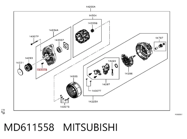  MD611558 Mitsubishi