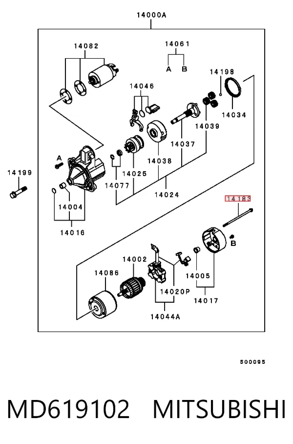  MD619102 Mitsubishi
