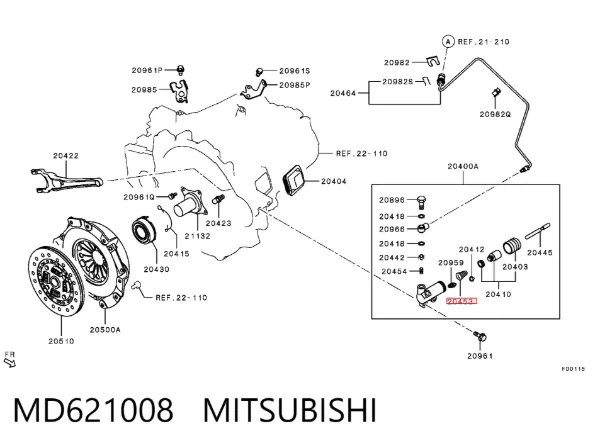  MD621008 Mitsubishi