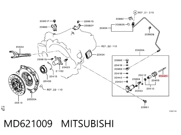  MD621009 Mitsubishi