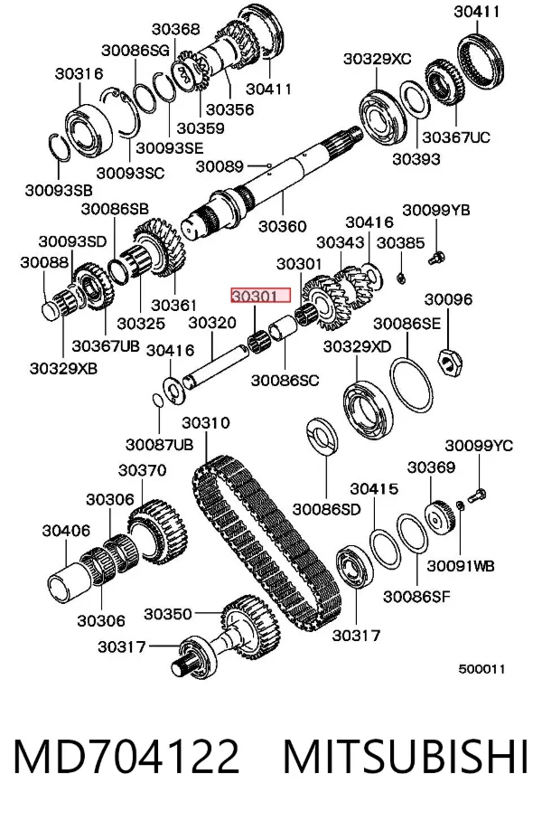  MD704122 Mitsubishi