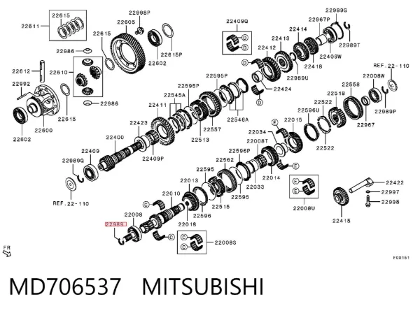  MD706537 Mitsubishi