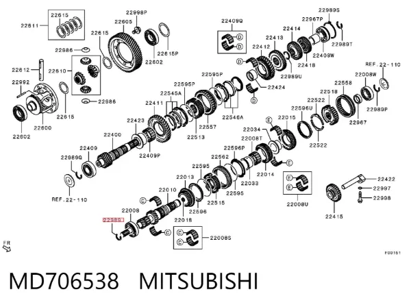  MD706538 Mitsubishi