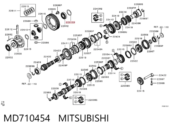  MD710454 Mitsubishi