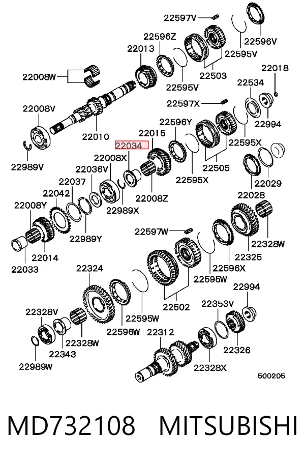  MD732108 Mitsubishi