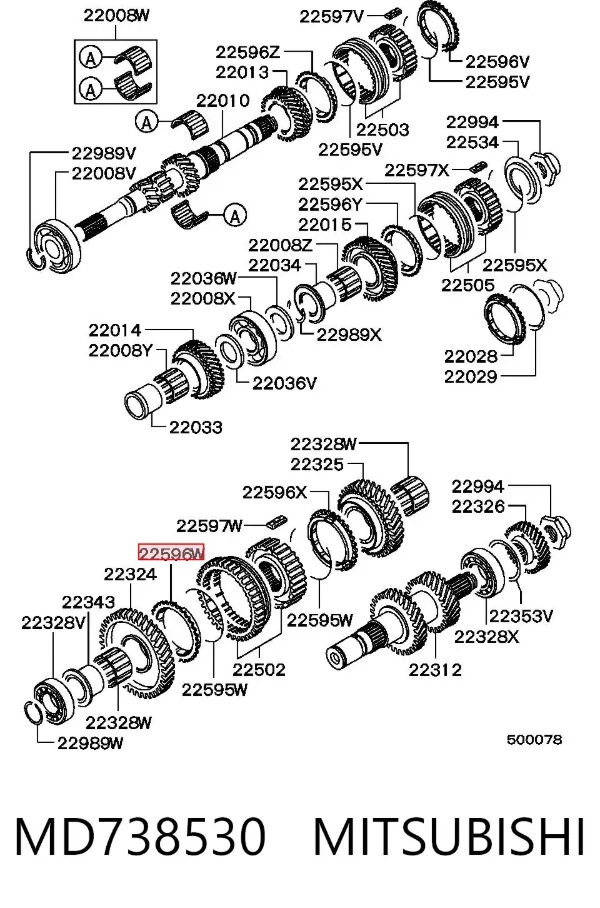  MD738530 Mitsubishi