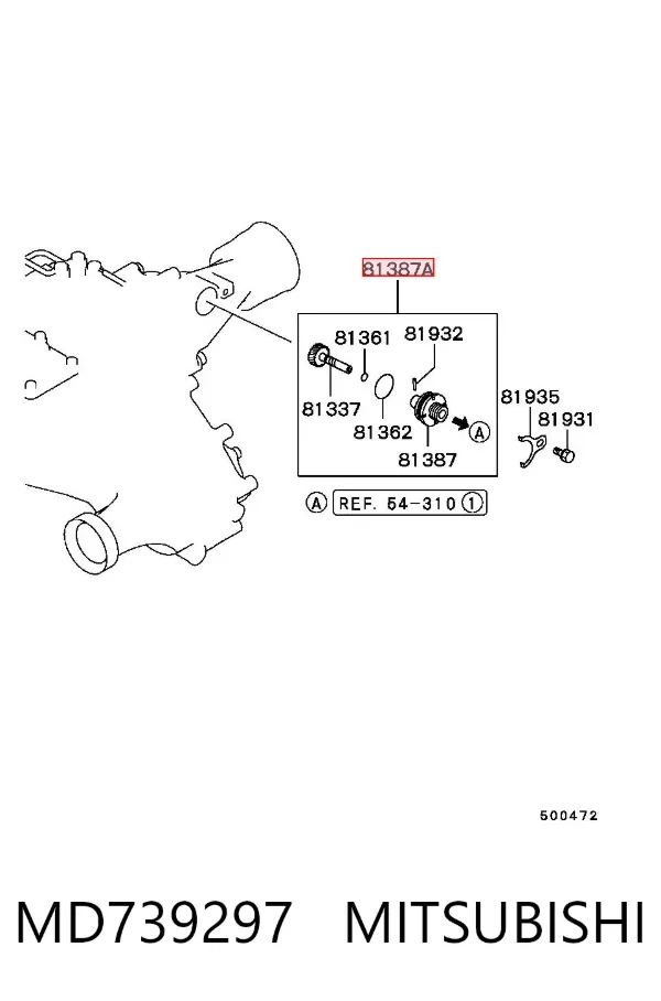  MD739297 Mitsubishi