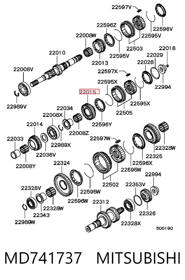  MD741737 Mitsubishi