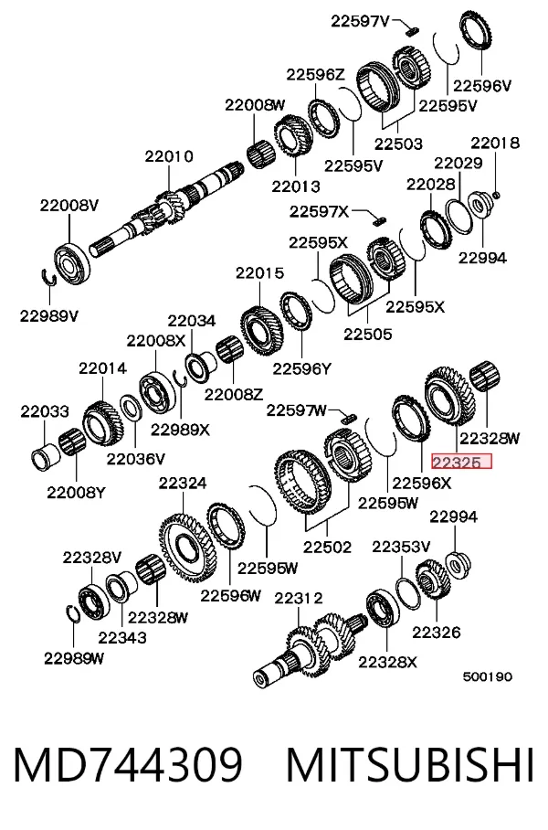  MD744309 Mitsubishi