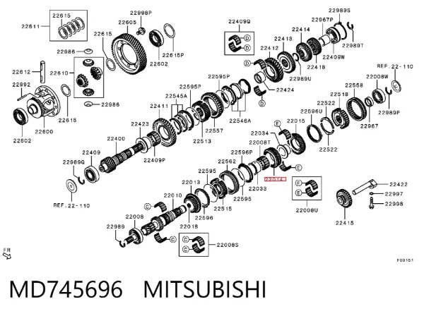  MD745696 Mitsubishi