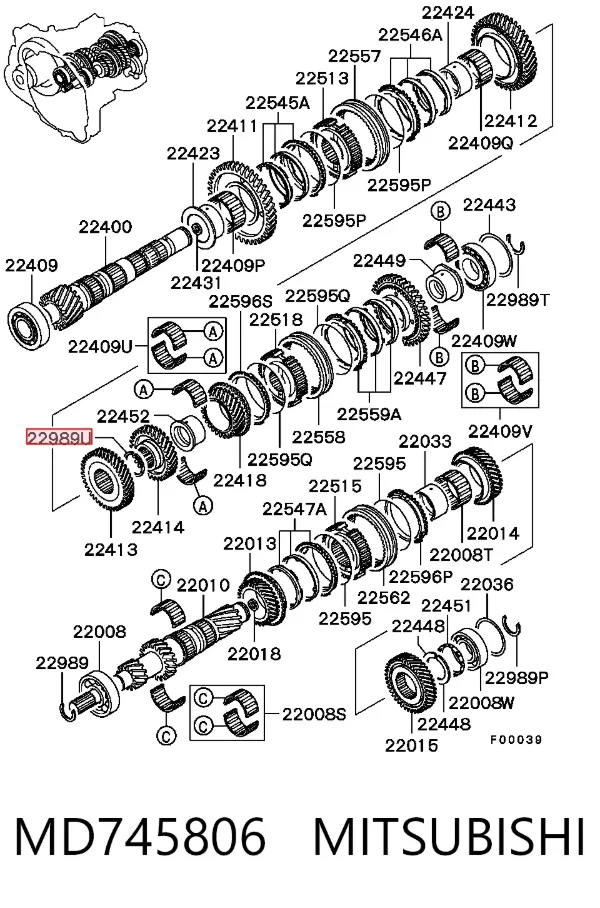  MD745806 Mitsubishi